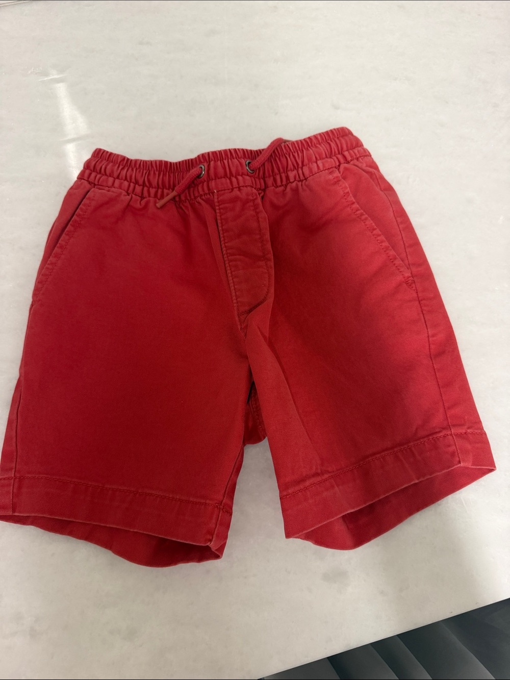 GAP Boys Elastic-Waist Shorts in Red, Navy & Tan